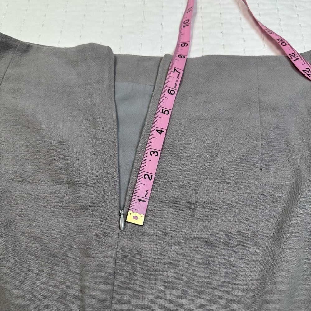 Altar'd State Gray Mini Skirt with Colorful Floral Embroidery Size L - Picture 13 of 15